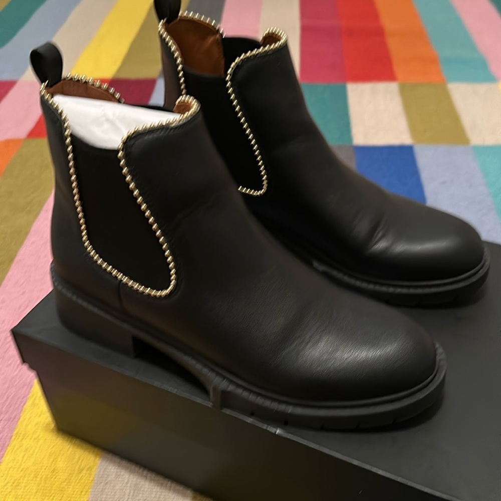 Coach Levy Leather Bootie. Size 10